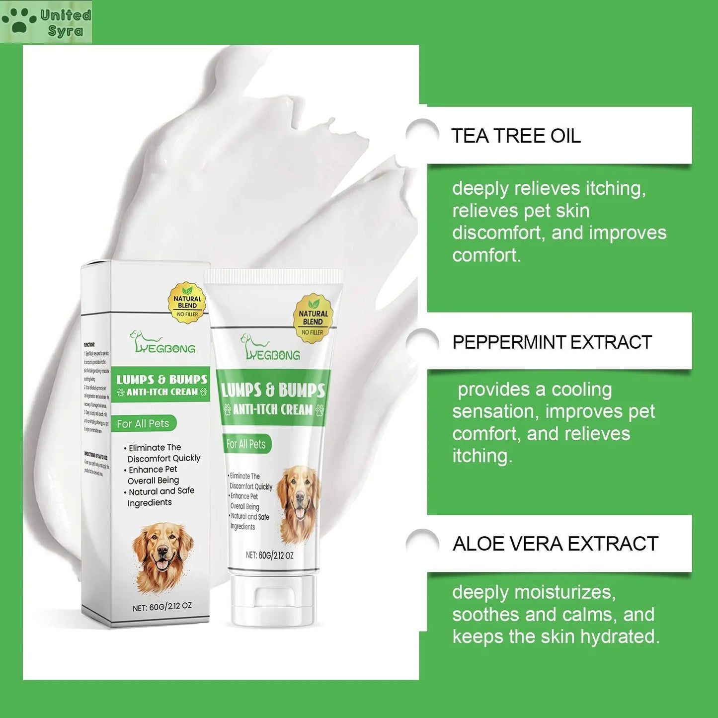 Syra Pet Itch Relieving Cream Cat and Dog Meoof