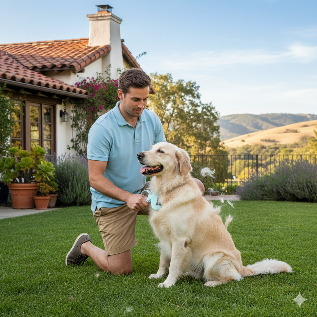 Tangle-Free Dog Grooming Comb Meoof