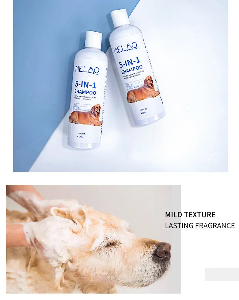Pet Shampoo [5 -IN- 1] 473ml Meoof
