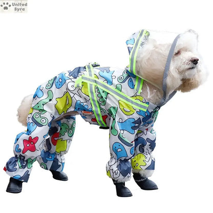 Syra Dog Raincoat  Waterproof Meoof