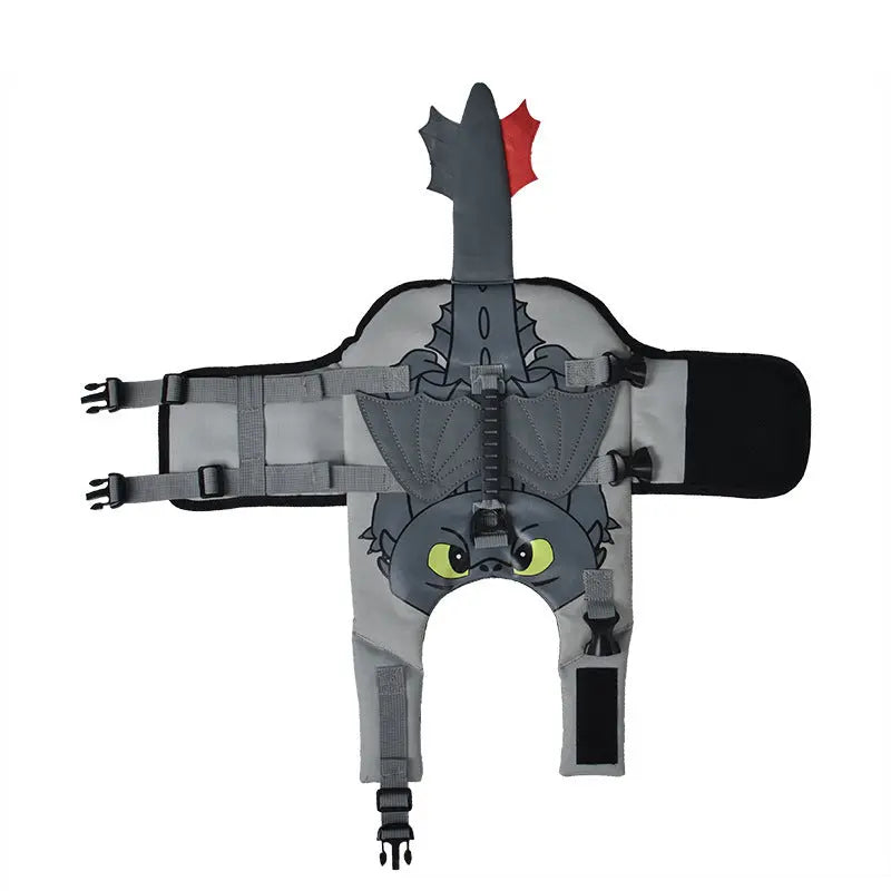 Syra Dog Swimsuit flying dragon design Syra