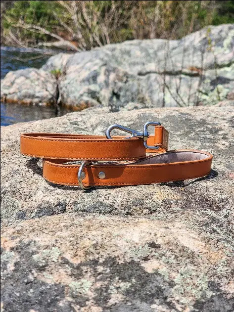 Syra Leather Dog Leash / Leather Pet Leash Meoof