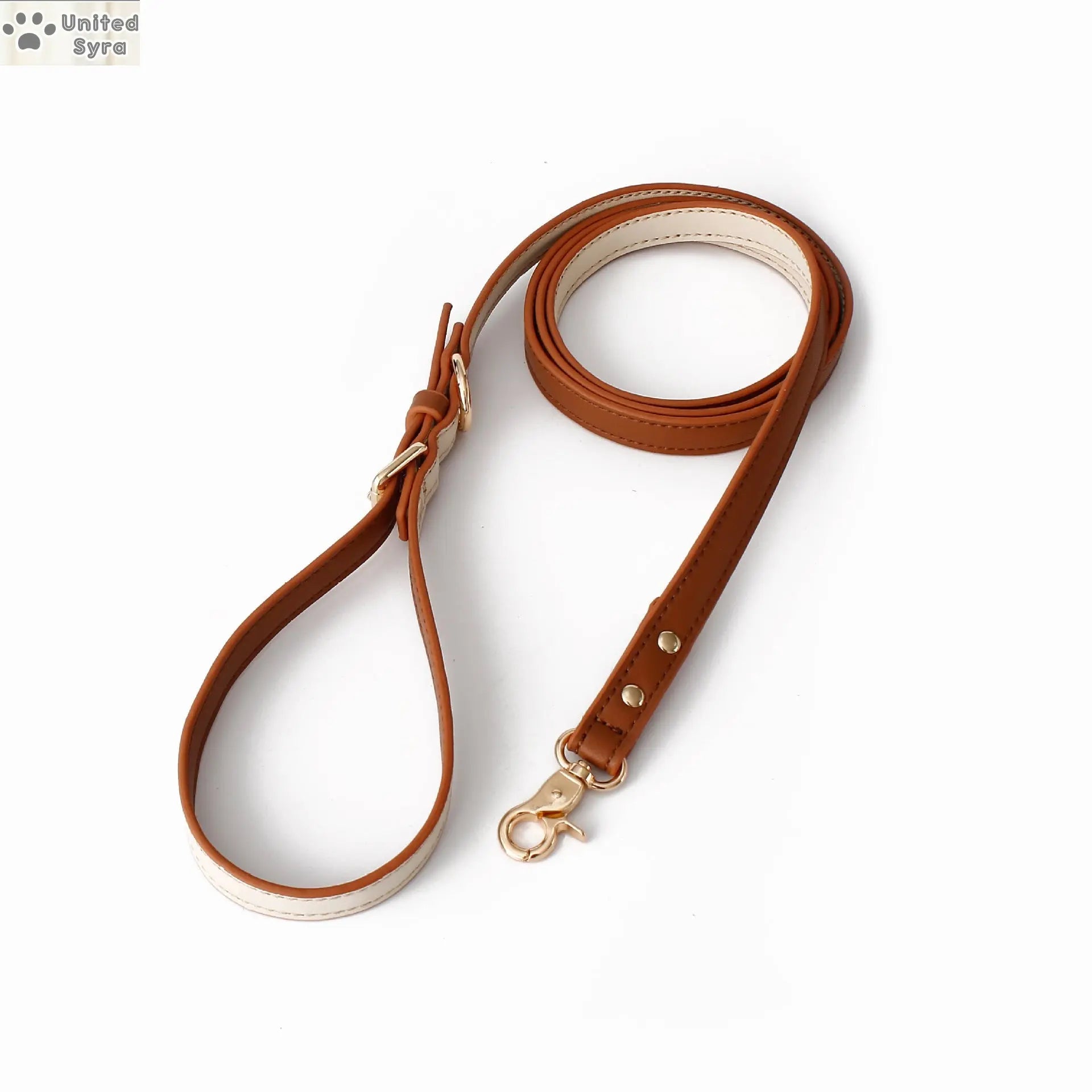 Syra Leather Dog Leash / Leather Pet Leash Meoof