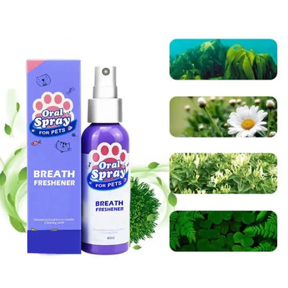Syra Pet Deodorant Tooth Cleaning Spray Meoof