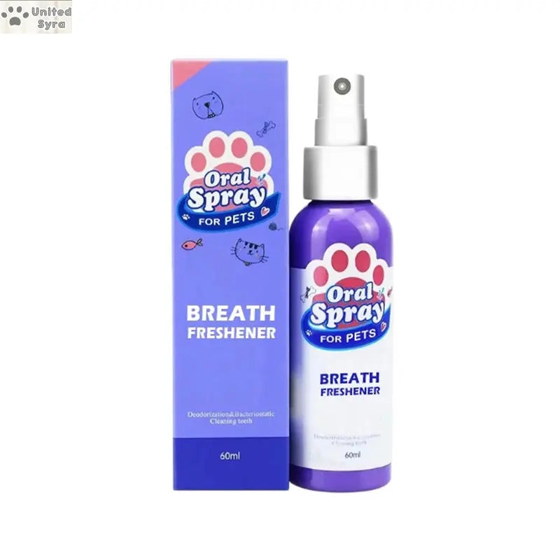 Syra Pet Deodorant Tooth Cleaning Spray Meoof