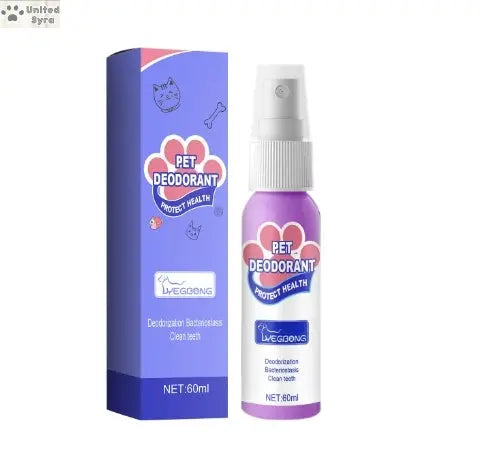 Syra Pet Deodorant Tooth Cleaning Spray Meoof