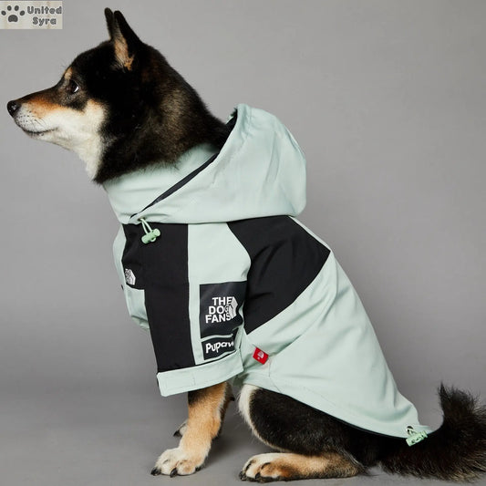 Syra Windproof And Rainproof Large Dog Raincoat Pet Jacket Meoof