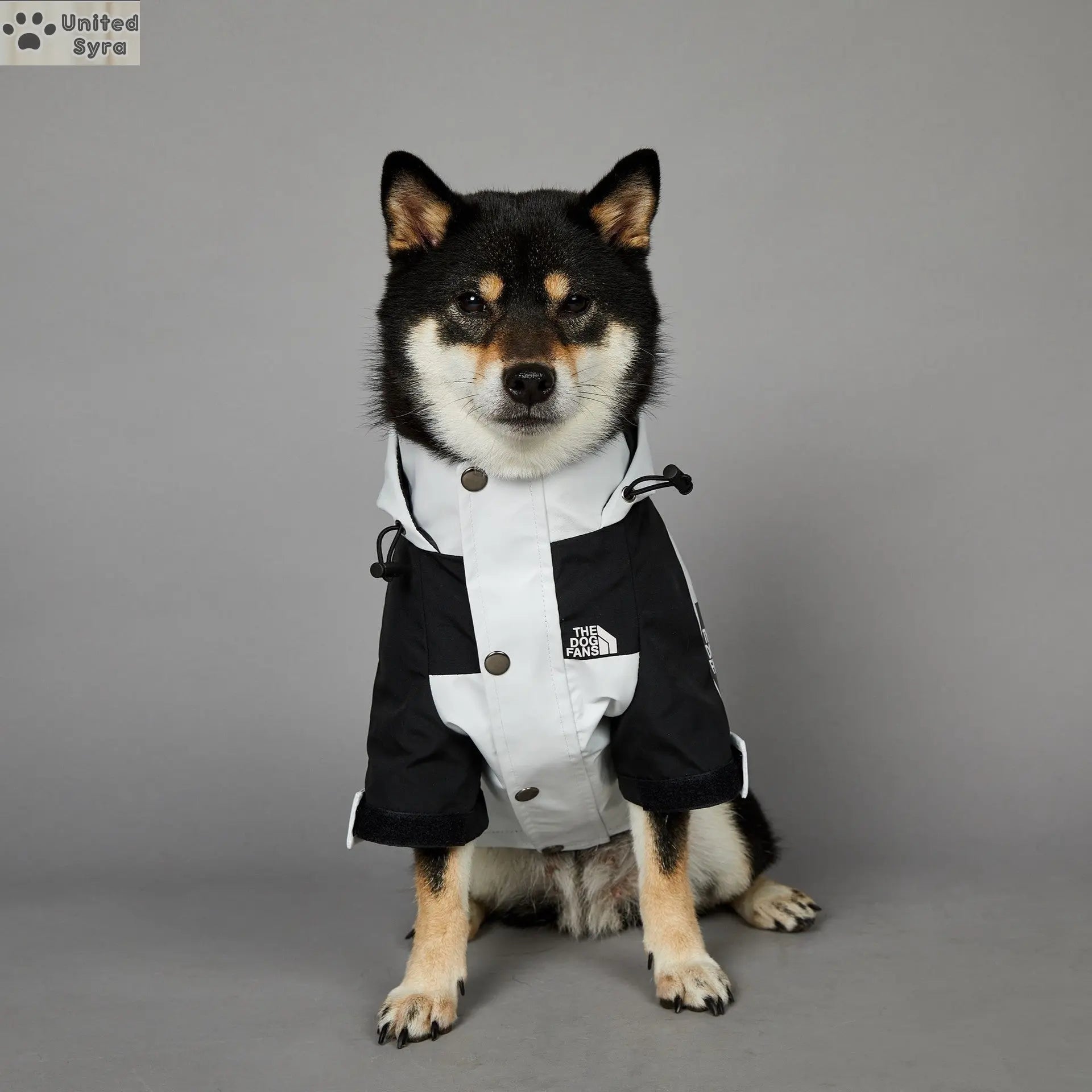 Syra Windproof And Rainproof Large Dog Raincoat Pet Jacket Meoof