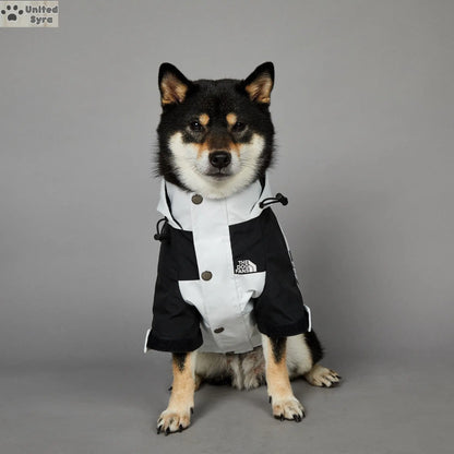 Syra Windproof And Rainproof Large Dog Raincoat Pet Jacket Meoof