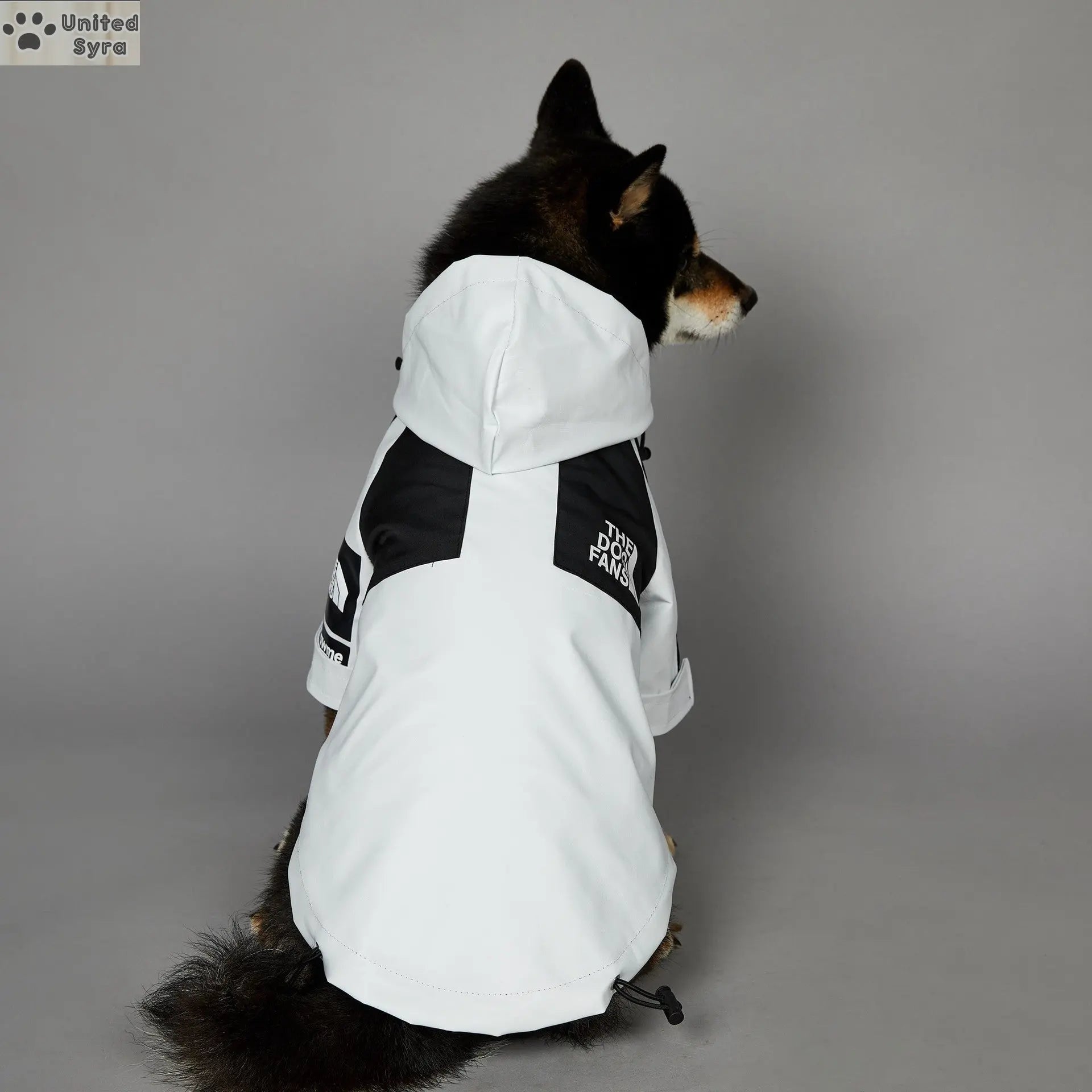 Syra Windproof And Rainproof Large Dog Raincoat Pet Jacket Meoof