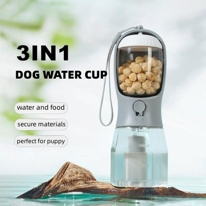 Syra Dog Water Cup Drinking Food Garbage Bag (Three-in-one Portable)